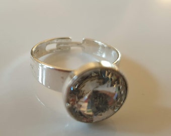 Ring mit Swarovski Elements in verschiedenen Farben
