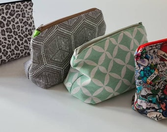 Cosmetic bag - storage bag / self-sewn - various designs