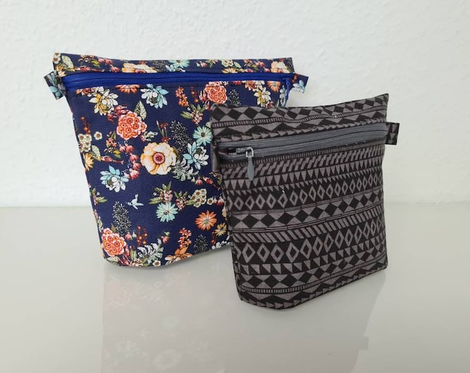 Bag with foldable bottom, self-sewn, various designs, individual