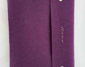 Felt document folder / laptop folder - various designs and colors