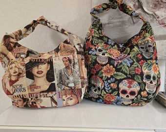 Bohobag / shopping bag / bag, self-sewn - available in 2 sizes