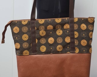 Shopper, shopping bag, self-sewn