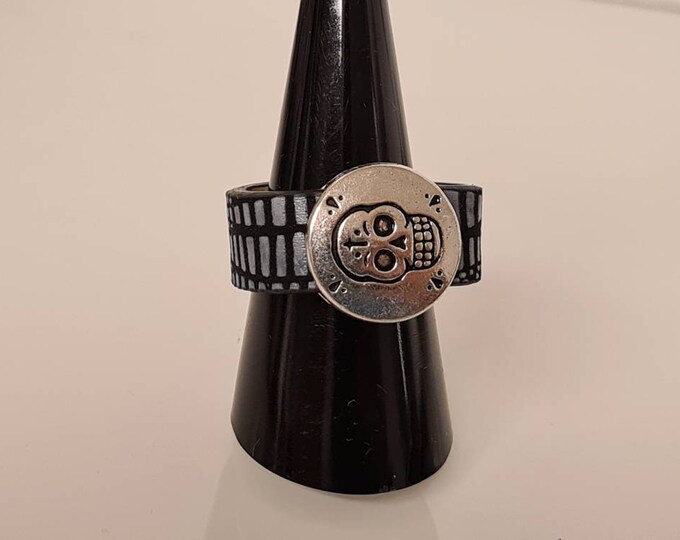 Lederring mit Ringperle LR10-02