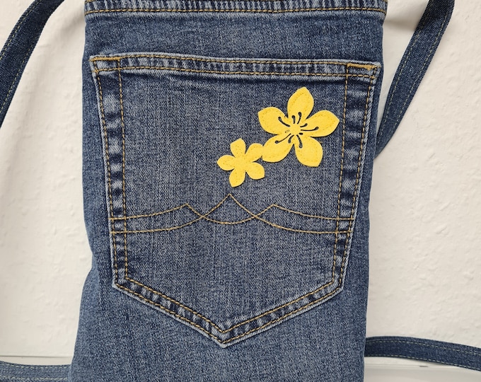 Crossbody bag - jeans bag