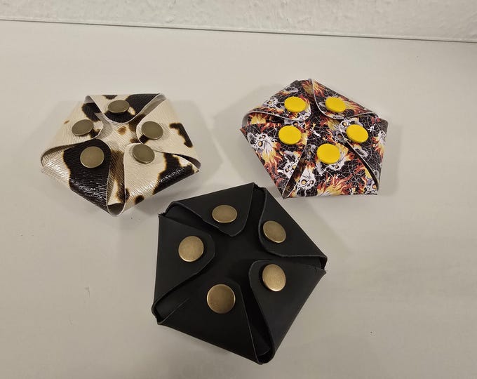 Extraordinary mini wallet or storage bag, homemade