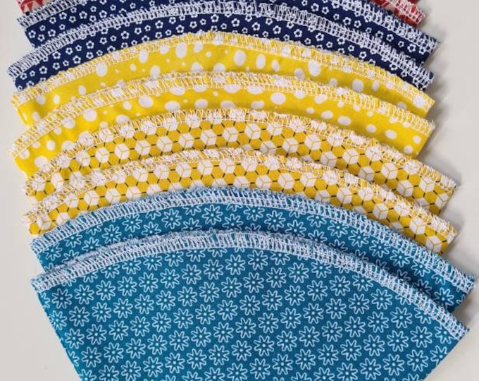 Sustainable coffee filters (set of 3), self-sewn, individual, washable - no waste