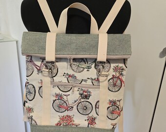 Backpack individually and self-sewn