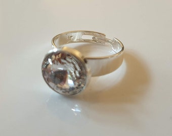 Ring with Swarovski Elements in different colors