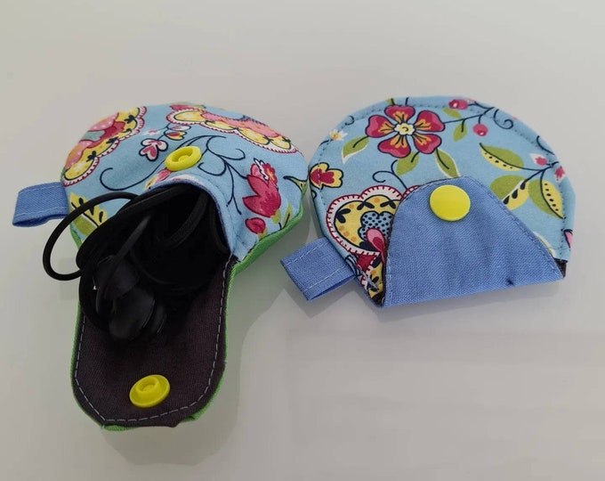 Pouch for in-ear headset, self-sewn, individual, various designs