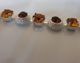 bracelet with Swarovski stones