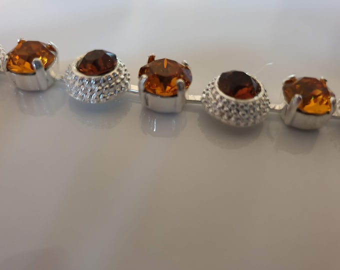 bracelet with Swarovski stones
