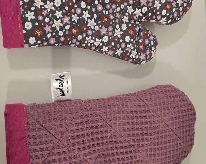 Custom oven gloves – hand-sewn according to your wishes and made with love
