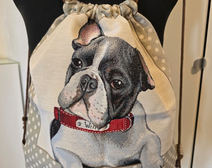 Individually sewn backpack/drawstring bag – handmade according to your wishes