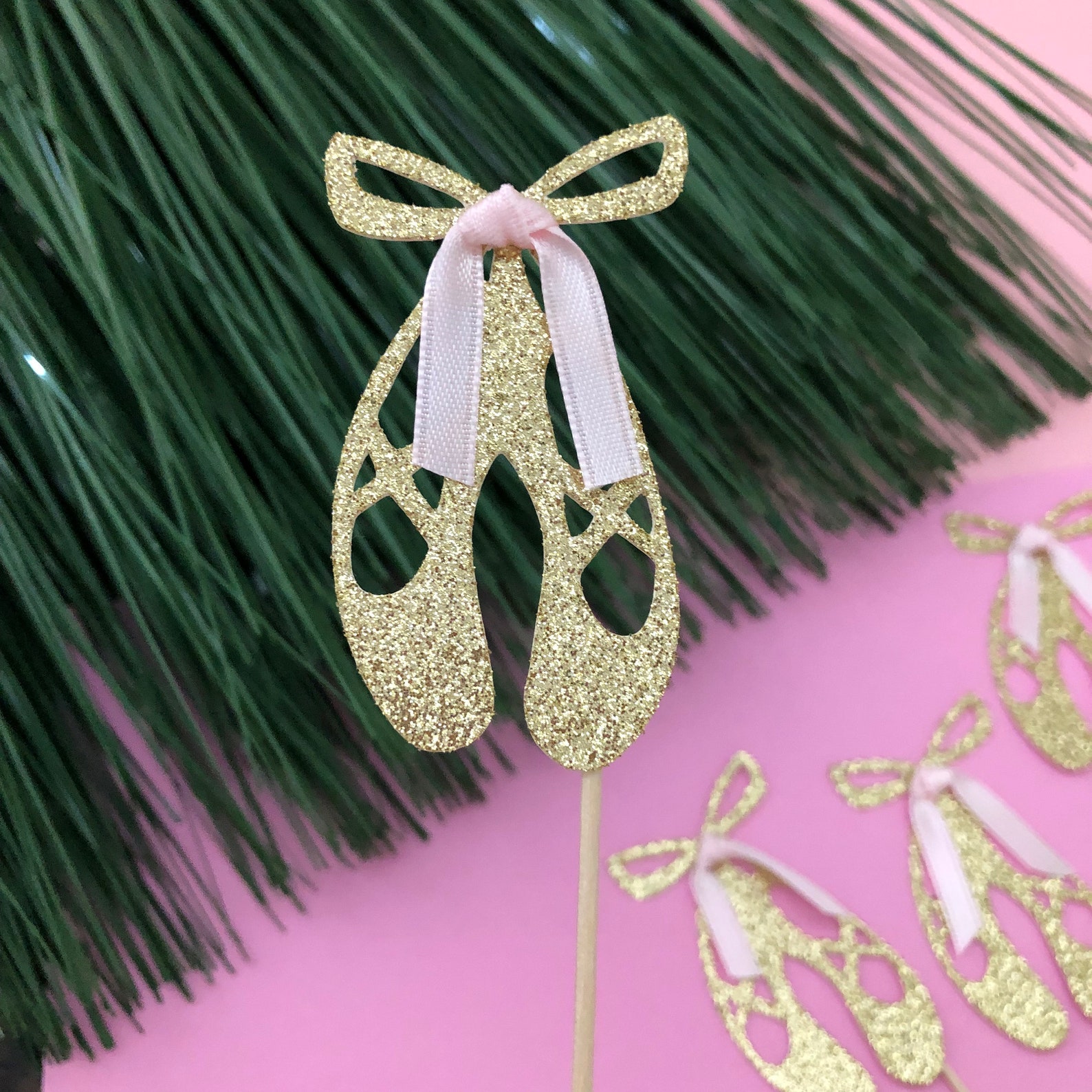 ballet slipper toppers, swan princess toppers, ballerina toppers, ballerina party decorations, swan princess decor, ballerina pa