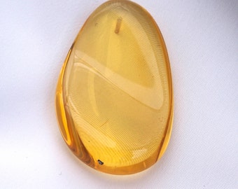 Mexican Blue Green Amber Pendant Grade A-  10.1 g