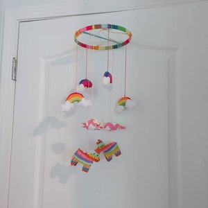 Fun party pinata and candy rainbow pinata handmade