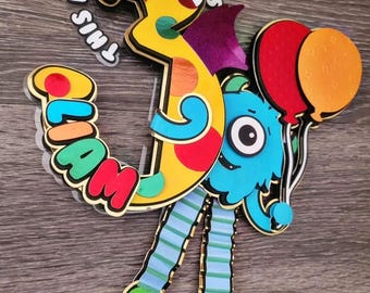 Adorno para tarta de Pequeño Monstruo