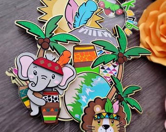 Adorno para tarta de animales Tiki