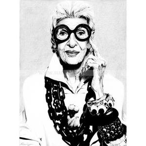 Iris Apfel limited edition print