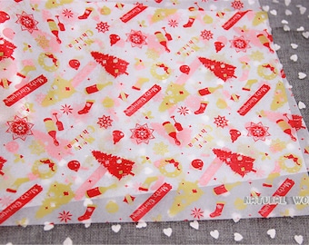 50 Pack Candy Wrapping Paper Gift Wrap Grease Proof Wax Paper Red Strips