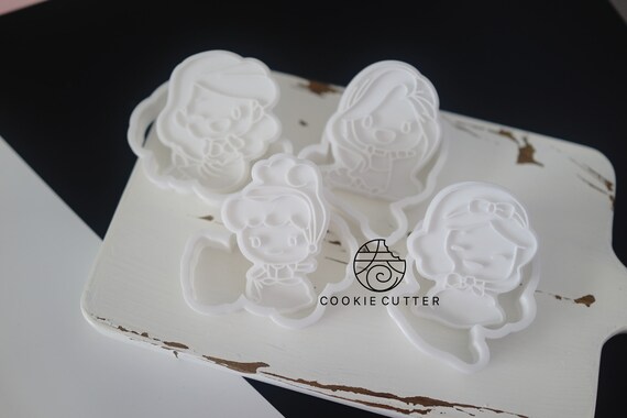 Disney Princess Cookie Cutterfondant Decorating Etsy