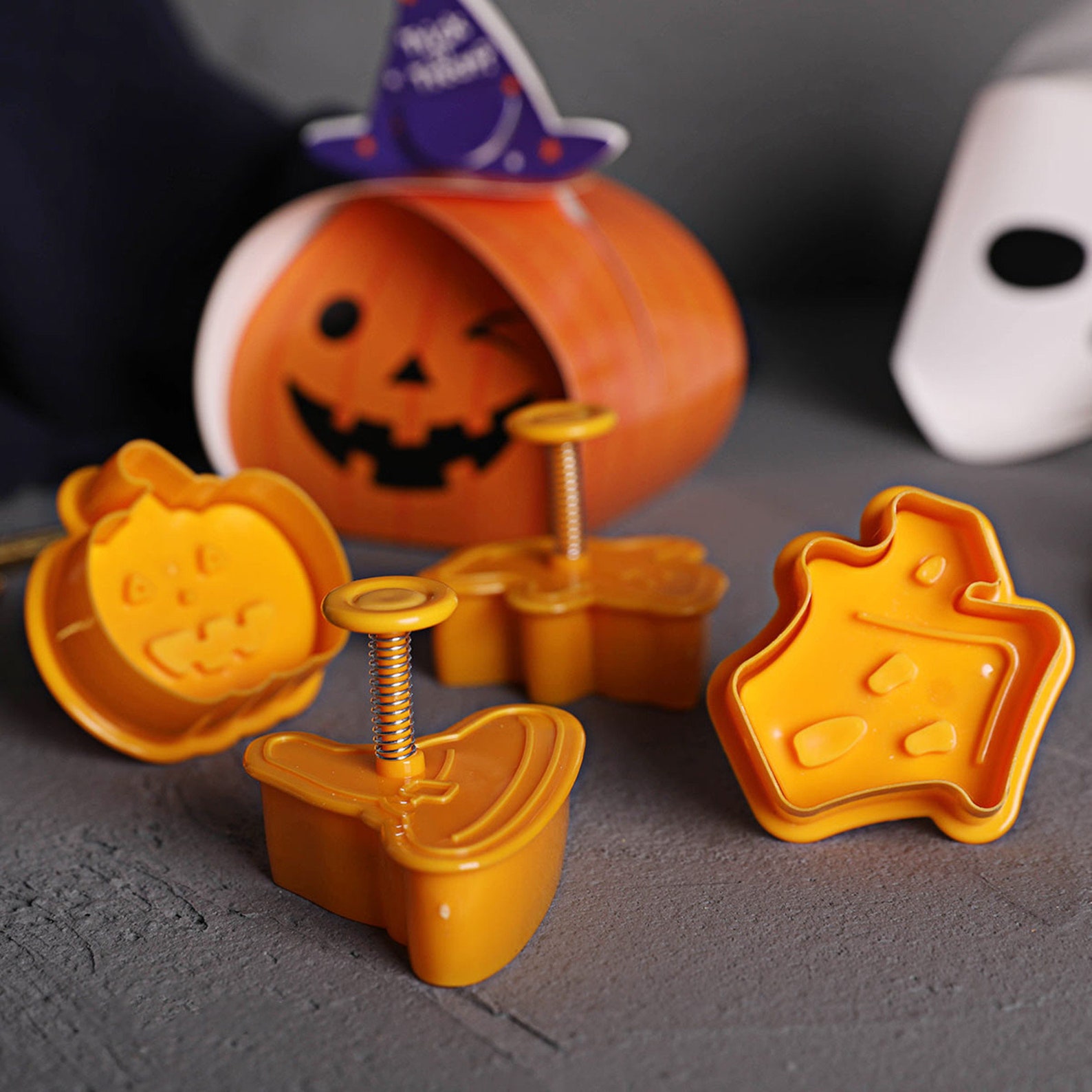 4pcs Halloween series cookie cutter fondant Decorating Etsy