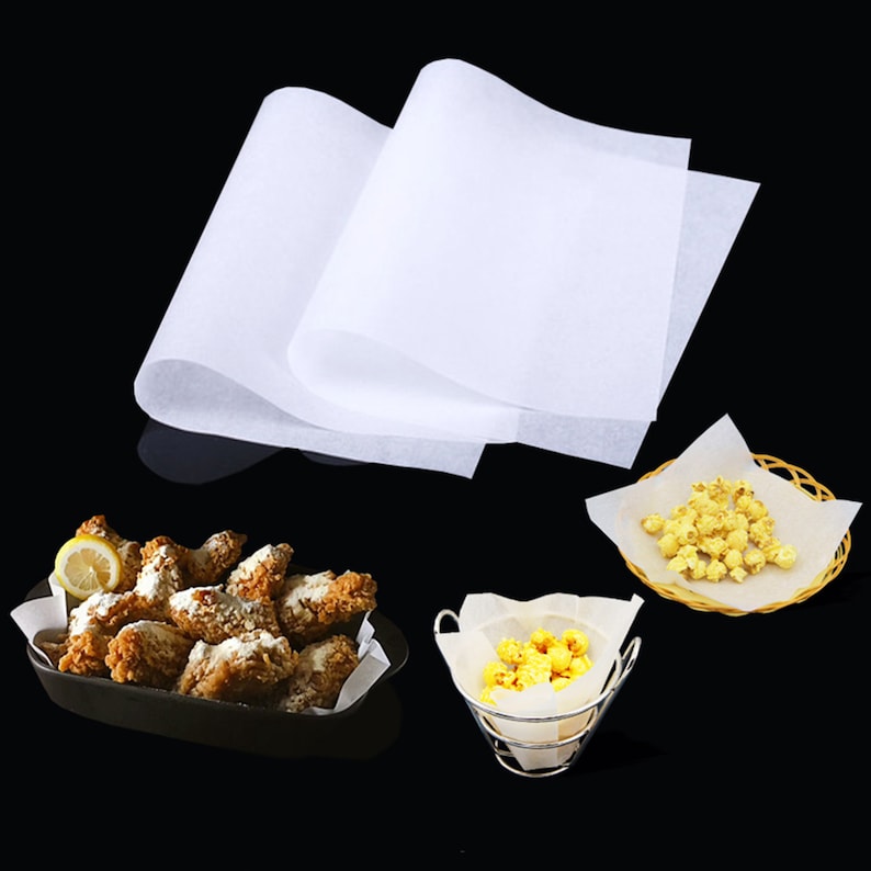 100 Sheet White Food Wrapping Papernougat Wrapping Papercake Etsy