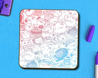 Items Similar To Sushi Tiger Cat Coaster Kawaii Food Owner