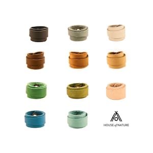 Wide Leather Ring (10+ Colors) - Colored Leather Ring - Colourful Ring