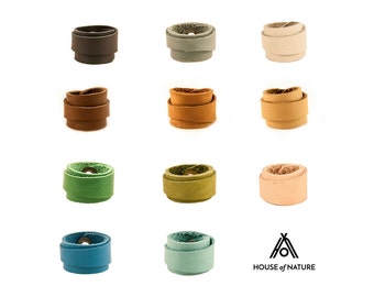 Leather Ring (+10 Colors) - Colored Leather Ring - Colourful Ring
