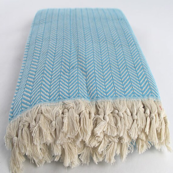 Items similar to 100 Natural Cotton Blanket Damla Throw Blanket