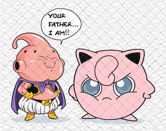 Ma.jin Buu Jiggly.puff Your Father I Am Boo Anime Png, Funny Saying Humorous Sarcastic PNG, Saying PNG, Father PNG File Download For Print