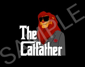 Lion King Simba The Catfather Happy Father Day Png, Dis-ney Lion Png, Dis-ney Dad Png, Best Father Png, Happy Father Day, PNG Download