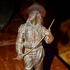 Antique French Don Juan Clock Topper Statue                    Sku: C508