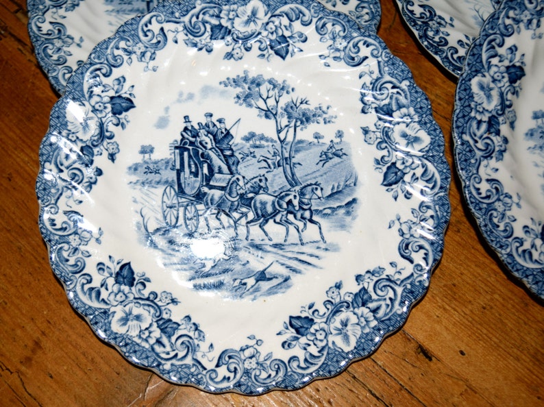 Johnson Brothers Ironstone English Tea Plates / Set of 4 Etsy
