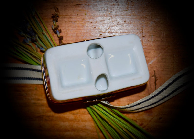 Vintage French Limoges Stamp Box Sku L308 Etsy