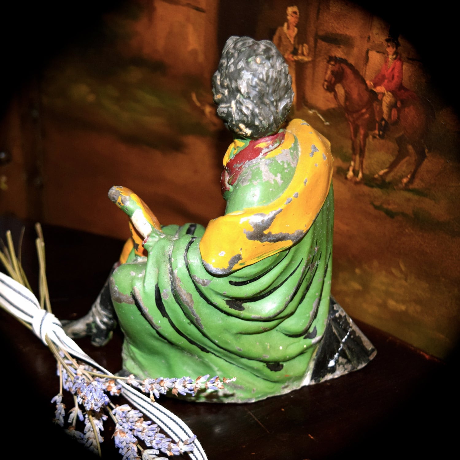 Antique Cast Spelter Clock Topper Sku C260 Etsy