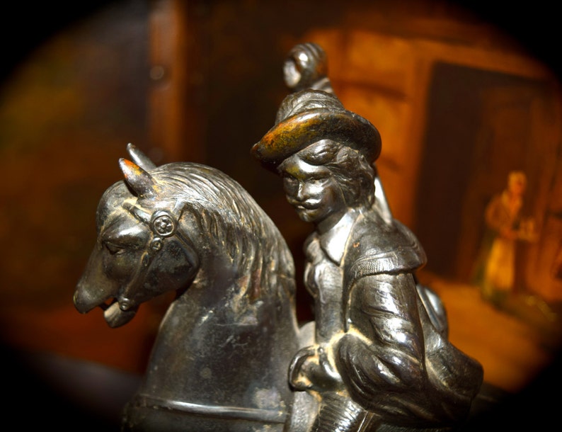 Antique Spelter Cast Metal French Clock Topper Sku C258 Etsy