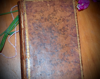 Antiek Frans boek, ca. 1745 Contes De La Fontaine Sku: B005