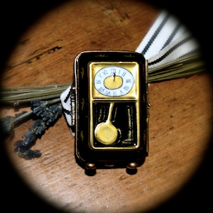 French Limoges Clock Box with Ghost inside      Sku: L288