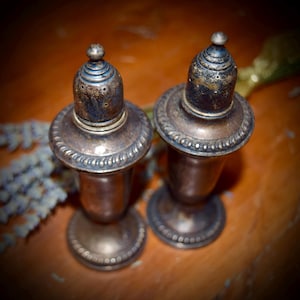 Empire Sterling Weighted Salt and Pepper Shakers.     Sku: C247