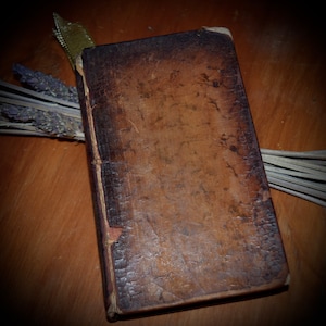 Antique French Book &quot;Le Seau Enleve Poeme&quot;  C.1700.   Sku: B010