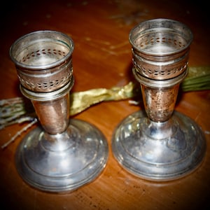 CARTIER Sterling Silver Candle Sticks                         Sku: C440