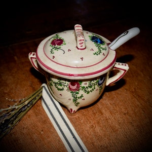 Antique French Condiment/Sugar Pot                     Sku: C511