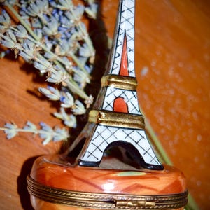 French Limoges Box Eiffel Tower                 Sku: L351
