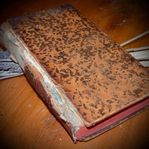 A Rare French Antique Book &quot;Description Historique des Curiosités&quot; c.1763.  Sku: B014