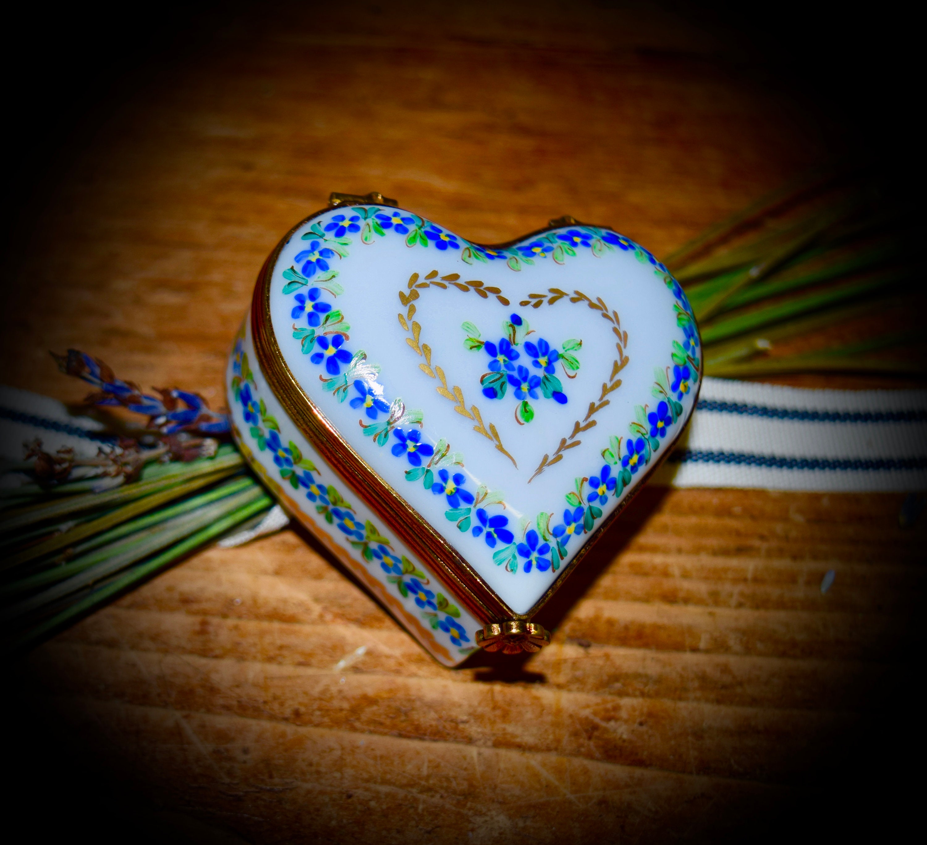 フランス製リモージュハートボックス SKU: L313 - Etsy 日本