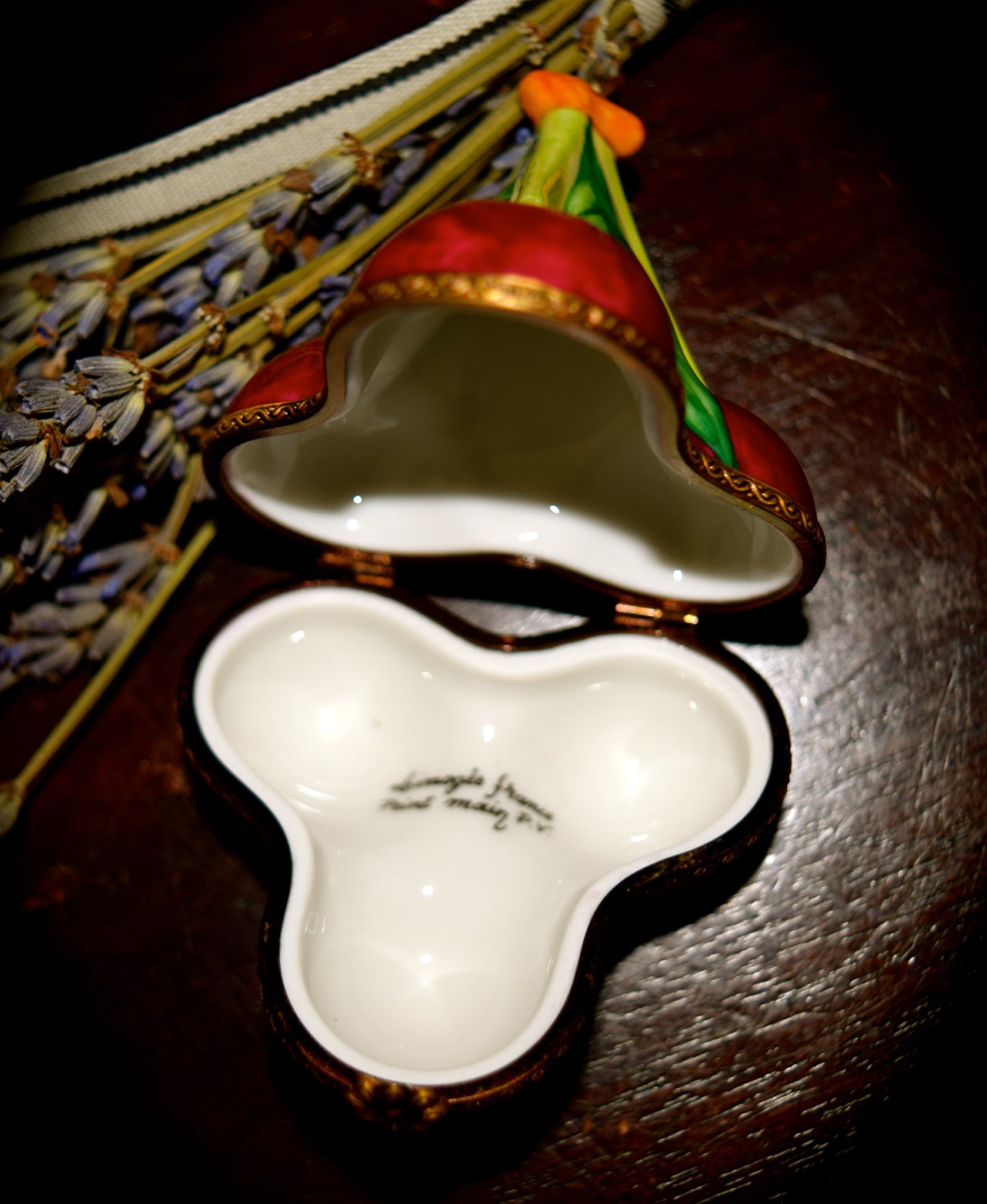 Authentic French Limoges Trinket Box Triple Cherries Sku L185 Etsy UK