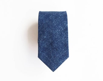 Indigo Men's Tie, Skinny Tie