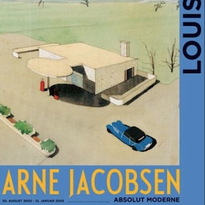 Arne Jacobsen - Skovshoved Tankstation - tentoonstellingsposter Louisiana